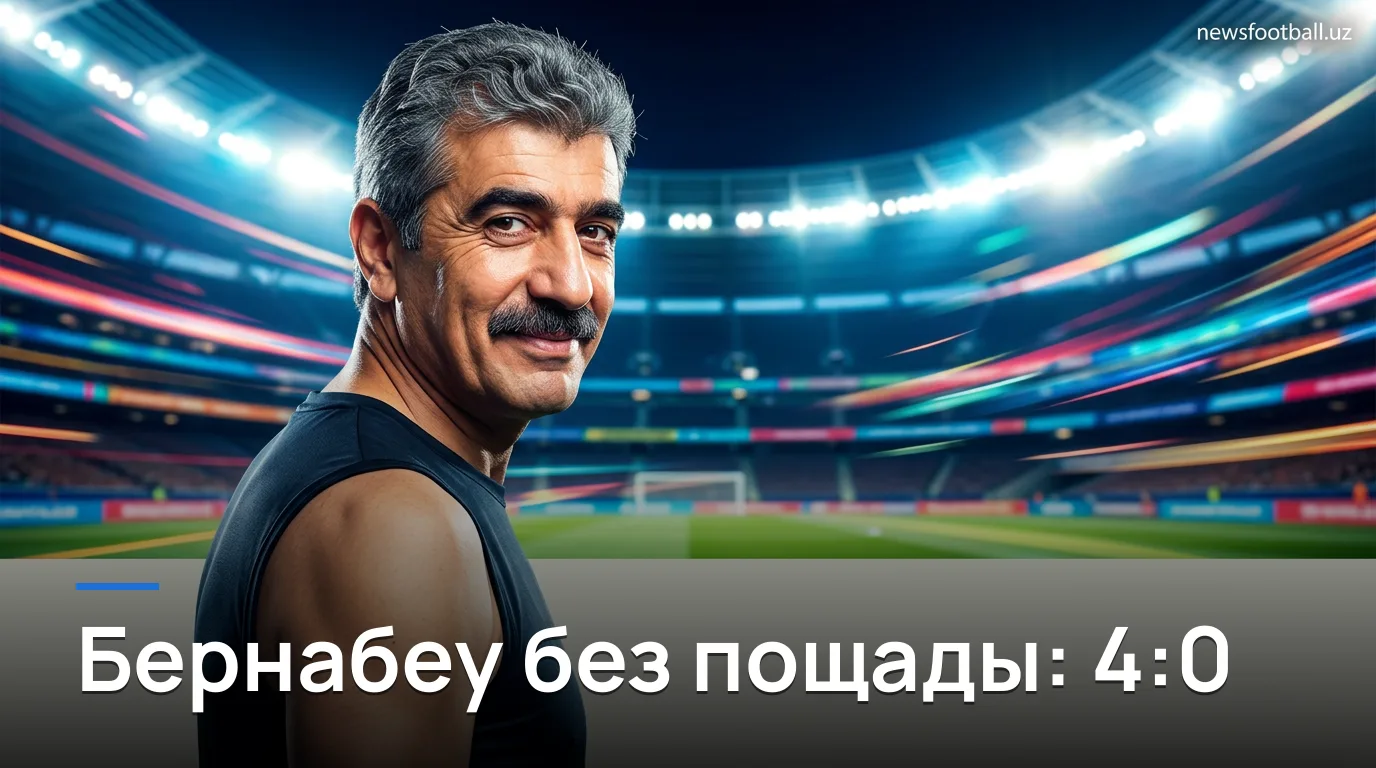 Реал Мадрид 4:0 Малага — разгром на Сантьяго Бернабеу: обзор матча Ла Лиги, 30 августа 2026