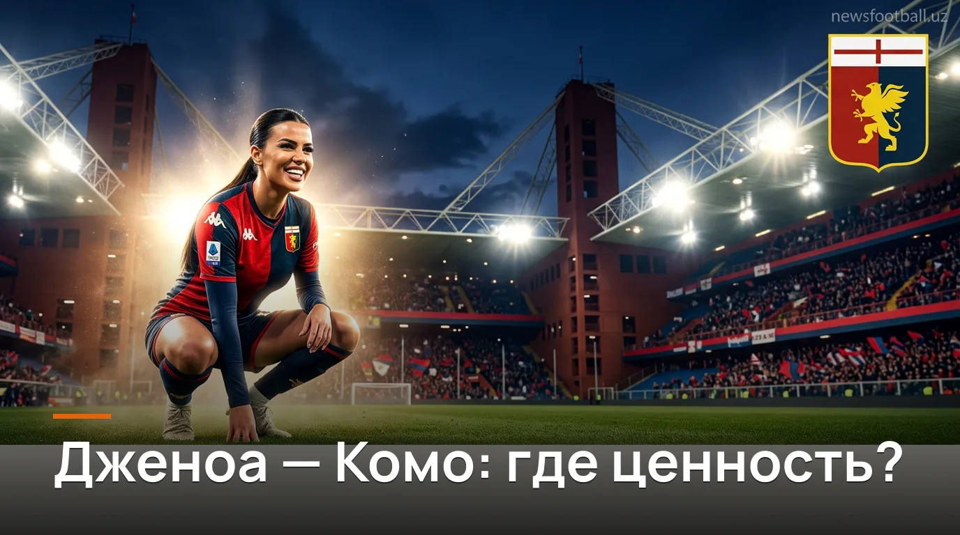 Дженоа vs Комо: ставки на матч Серии А 4 сентября 2026 — анализ линии и ценность